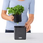 Lechuza jardinière de table cube color 14 all-in-one blanc