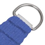 vidaXL Voile d'ombrage 160 g/m² Bleu 4x4x4 m PEHD