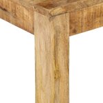 vidaXL Table basse 80x80x40 cm Bois de manguier massif