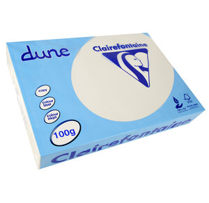 Ramette 500 Feuilles Dune 100g A3 420x297 mm Certifié FSC / TCF Blanc CLAIREFONTAINE