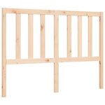 vidaXL Cadre de lit avec tête de lit 140x200 cm bois massif