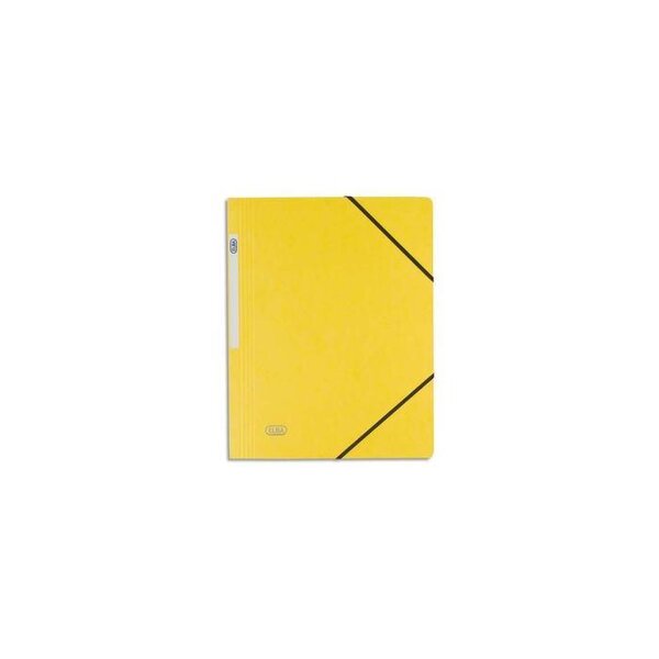 Chemise sans Rabats à élastiques Carte 5/10 eme 24 x 32 cm Jaune ELBA