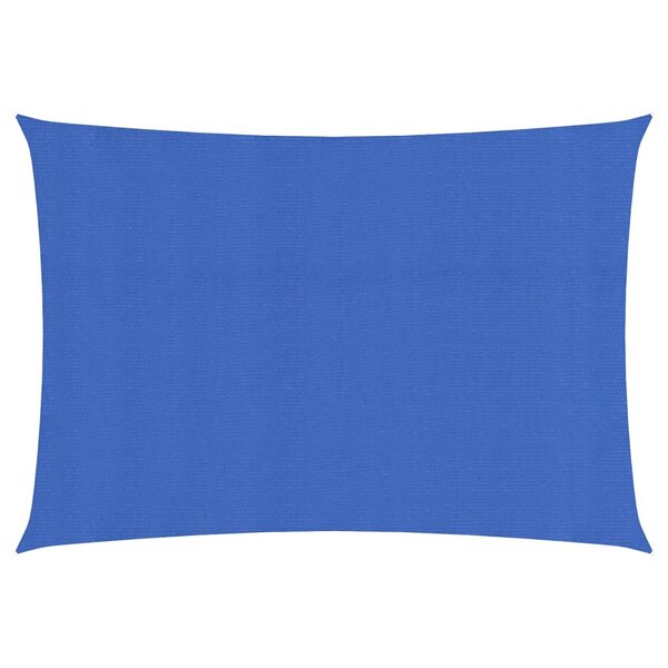 vidaXL Voile d'ombrage 160 g/m² rectangulaire bleu 3x5 m PEHD