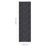 vidaXL Moustiquaire anthracite 118x220 cm chenille