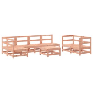 vidaXL Salon de jardin 8 Pièces bois massif douglas