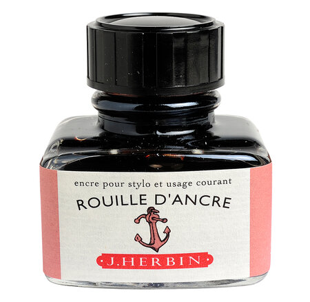 Encre traditionnelle à stylo en flacon 'D' 30ml Rouille d'ancre HERBIN