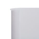 vidaXL Paravent 5 panneaux Tissu 600 x 160 cm Blanc sable
