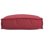 vidaXL Coussin de palette bourgogne 50x50x12 cm en tissu Oxford