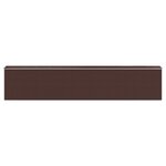 vidaXL Abri de jardin Marron foncé 192x1021x223 cm Acier galvanisé