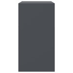 vidaXL Buffet anthracite 67x39x73 cm acier
