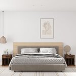 vidaXL Tables de chevet 2 Pièces chêne fumé 43x36x50 cm