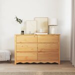 Commode vidaXL "DRAMMEN" 111x43x73 5 cm Bois de pin massif