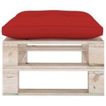 vidaXL Salon palette de jardin 4 Pièces avec coussins bois de pin