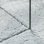 vidaXL Tapis HUARTE à poils courts doux et lavable bleu 160x160 cm