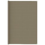 vidaXL Tapis de tente 250x500 cm Taupe