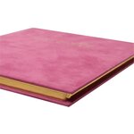 Livre D'or 140 Pages Tranche Or Skandi - Vieux Rose - Exacompta