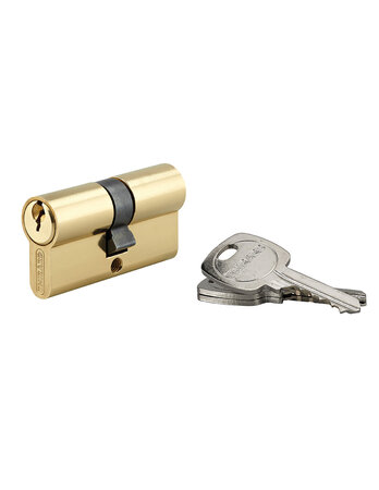 THIRARD - Cylindre de serrure double entrée STD UNIKEY (achetez-en plusieurs  ouvrez avec la même clé)  30x30mm  3 clés  laiton