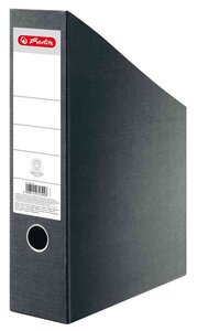 Porte-revues pour A4 Carton Rigide RC Dos de 80 mm Noir HERLITZ
