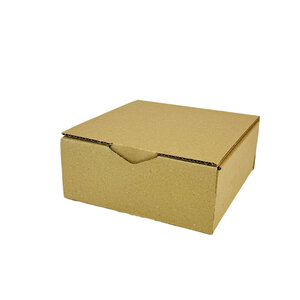 Lot de 25 Boîtes postales d’expédition carton 150x150x60. Coloris Marron