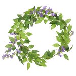 vidaXL Guirlandes de fleurs de Noël 6 Pièces violet 200 cm