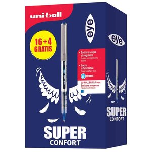 Stylo roller eye fine UB-157 VALUE PACK bleu UNI-BALL