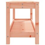 vidaXL Banc de jardin 108x35x45 cm bois massif Douglas