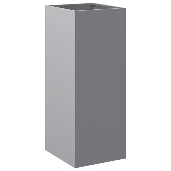 vidaXL Jardinière argenté 32x29x75 cm acier galvanisé