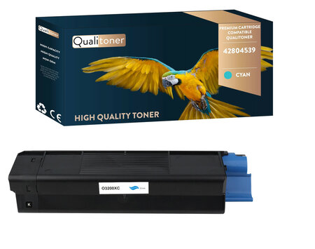 Qualitoner x1 toner 42804539 cyan compatible pour oki