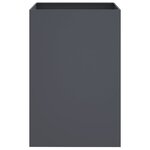 vidaXL Jardinière anthracite 52x48x75 cm acier laminé à froid