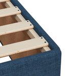 vidaXL Cadre de lit Bleu 100 x 200 cm Tissu