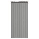 vidaXL Abri de jardin Gris clair 192x108x223 cm Acier galvanisé