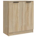 vidaXL Buffets 3 Pièces Chêne sonoma Bois d'ingénierie