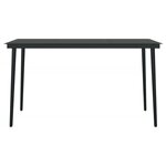 vidaXL Ensemble de salle à manger de jardin avec coussins 7 Pièces Gris