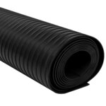 vidaXL Tapis en caoutchouc antidérapant 1 5x2 m 3 mm Nervure large