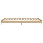 vidaXL Cadre de lit sans matelas chêne sonoma 75x190 cm