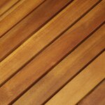 vidaXL Ensemble de bistro pliable 3 Pièces avec coussins Acacia solide