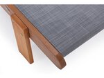 Bain de soleil en bois exotique "Saïgon" - Maple - Gris - Lot de 2