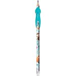 Blister de 2 Crayons de papier JUNGLE fever avec gomme et Guide-Doigt MAPED