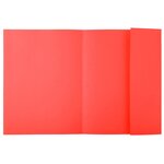 Paquet De 50 Chemises 1 Rabat Rock''s 210 - 24x32cm - Rouge - X 5 - Exacompta