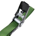 vidaXL Sangles d’arrimage à cliquet 4 Pièces 800 daN 6 m Vert