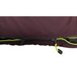 Outwell Sac de couchage Campion Lux fermeture éclair à gauche violet