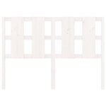 vidaXL Tête de lit Blanc 125 5x4x100 cm Bois massif de pin