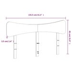vidaXL Tête de lit blanc 150 cm bois massif de pin