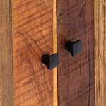 vidaXL Armoire latérale 60x35x76 cm Bois récupération massif et acier