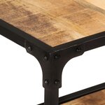 vidaXL Meuble TV 150x30x41 cm bois massif de manguier
