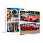 SMARTBOX - Coffret Cadeau Stage de pilotage multivolant : 2 tours en Porsche Cayman S 718 et 2 tours en Ferrari 488 sur le circuit de Montlhéry -  Sport & Aventure