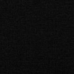 vidaXL Lit avec matelas noir 120x200 cm tissu