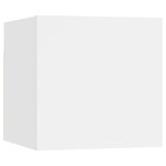 vidaXL Ensemble de meubles TV 6 Pièces Blanc Bois d'ingénierie