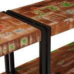 vidaXL Table console 160x33x75 cm en bois massif récupéré