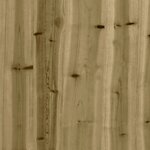 vidaXL Salon de jardin 10 Pièces avec coussins bois de pin imprégné